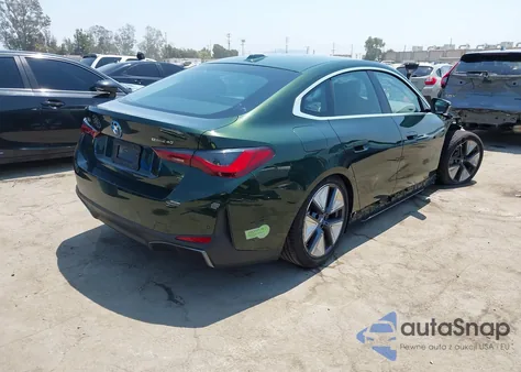 2023 BMW I4 Edrive40 z USA, uszkodzony, nr VIN WBY73AW04PFP38585